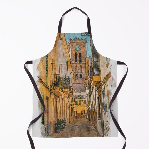 Item preview, Pollenca Town Mallorca designed and sold by GG WALL ART.
