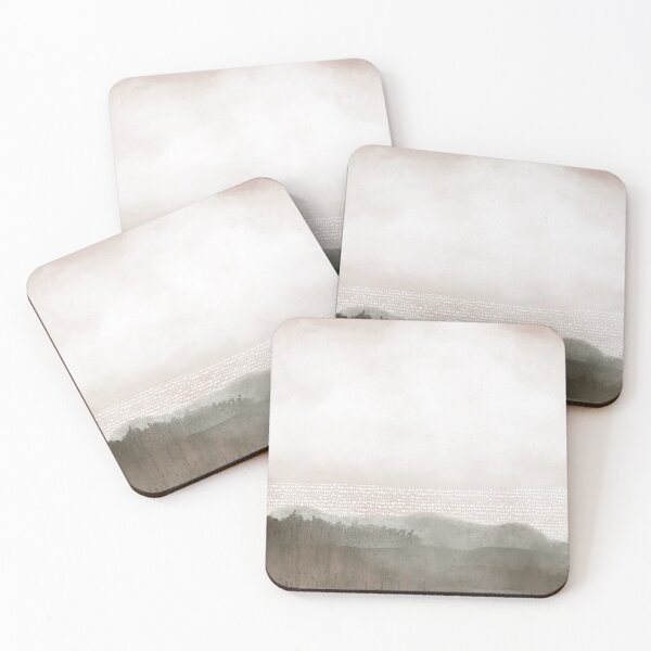 Item preview, Dreamscape A Soft Pink And Brown Ethereal Landscape Painting. designed and sold by Melindabythesea.