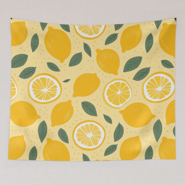 Item preview, Zesty Lemon Delight Seamless Pattern designed and sold by Purr- Paradise.