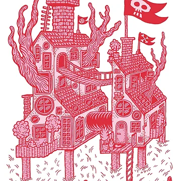 Artwork thumbnail, Red House by Jacob Rask Nielsen