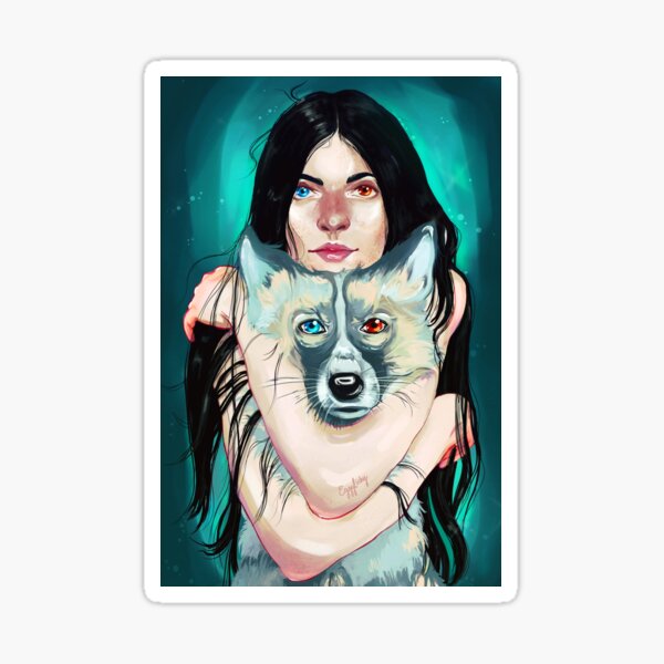 She Wolf Sticker For Sale By Eggylickyf Redbubble