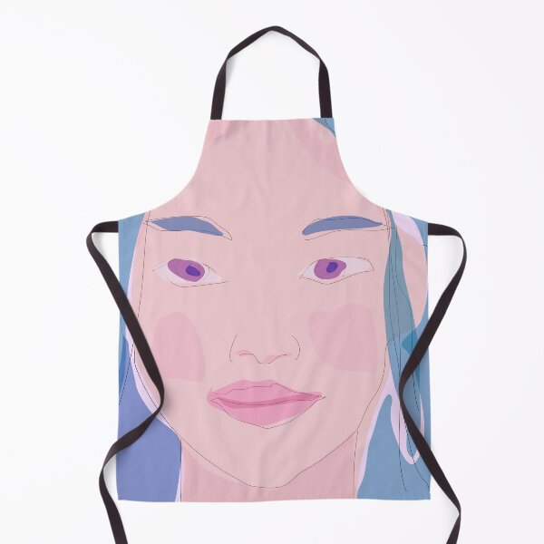 Item preview, Close-up Portrait of a Cartoon Woman with a Blue Expression designed and sold by masabo.