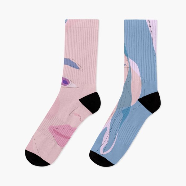 Item preview, Close-up Portrait of a Cartoon Woman with a Blue Expression designed and sold by masabo.