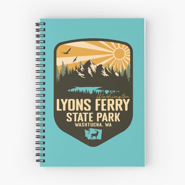 Item preview, Lyons Ferry State Park Washington - WA Retro Badge Forest and Wilderness  designed and sold by mountainfad.