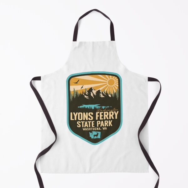 Item preview, Lyons Ferry State Park Washington - WA Retro Badge Forest and Wilderness  designed and sold by mountainfad.