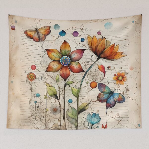 Item preview, Sketches That Bloom: How Digital Art Brings Your Paper Floral Creations to Life. designed and sold by Artedig.