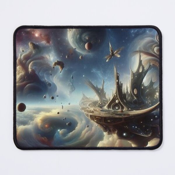 Item preview, Stellar Mansion Space Landscape - home decor designed and sold by crea8iveway.