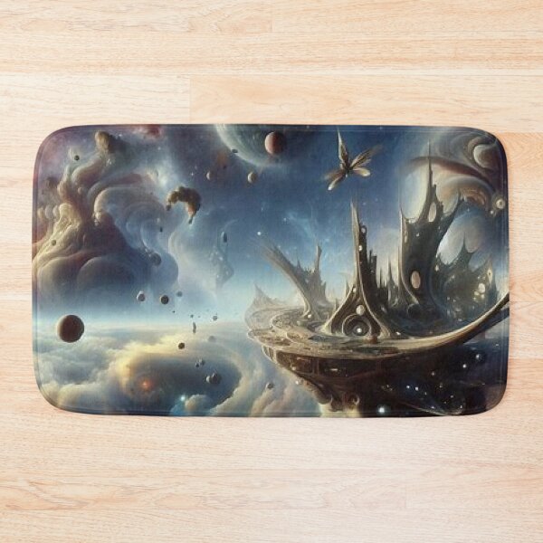 Item preview, Stellar Mansion Space Landscape - home decor designed and sold by crea8iveway.
