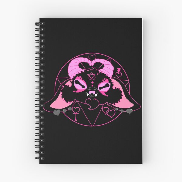 Item preview, pink demon goat. designed and sold by MoonMystery55.