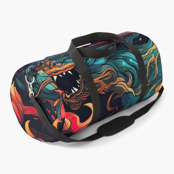 Item preview, "From Flames, We Dance"  - Dragon Spirit Seamless Pattern  designed and sold by NevernotmeUK.