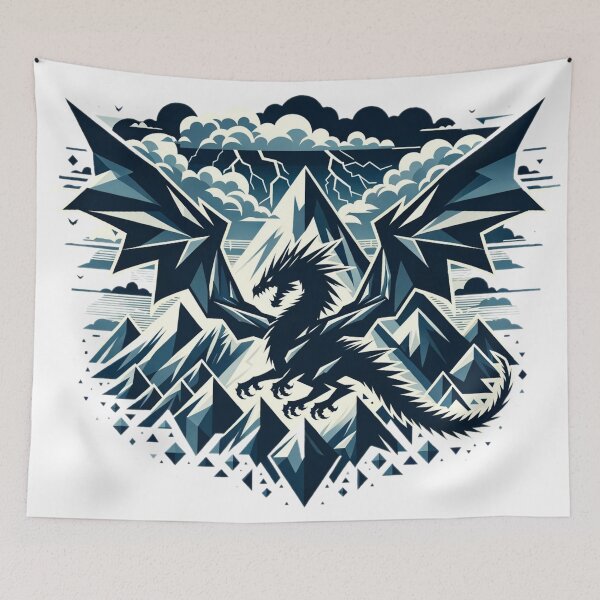 Item preview, Wyvern designed and sold by FarbenFabel.