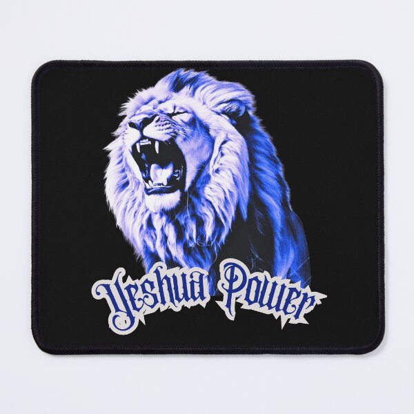 Item preview, Yeshua Power (blue) designed and sold by Tripp Art Studio.