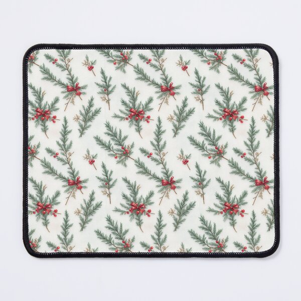 Item preview, Watercolor pattern with leaves, berries and twigs. designed and sold by Victoria Riabov.