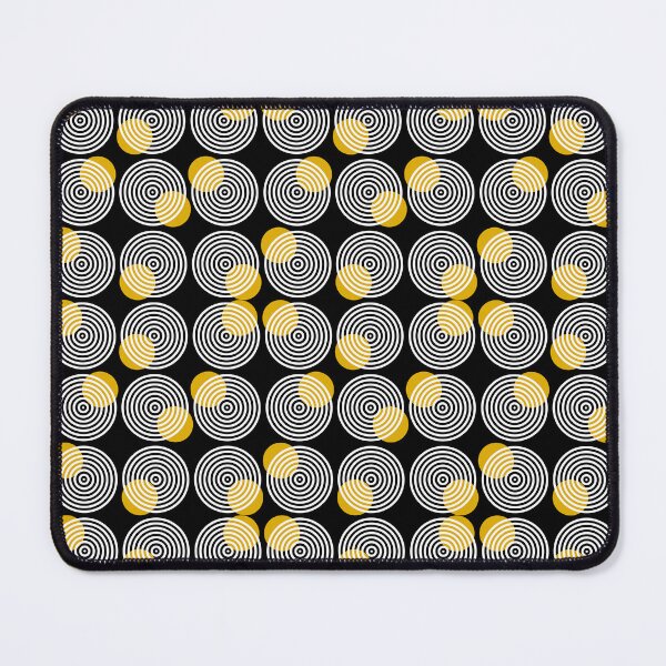 Item preview, Yellow dots on circles designed and sold by HOMELON.