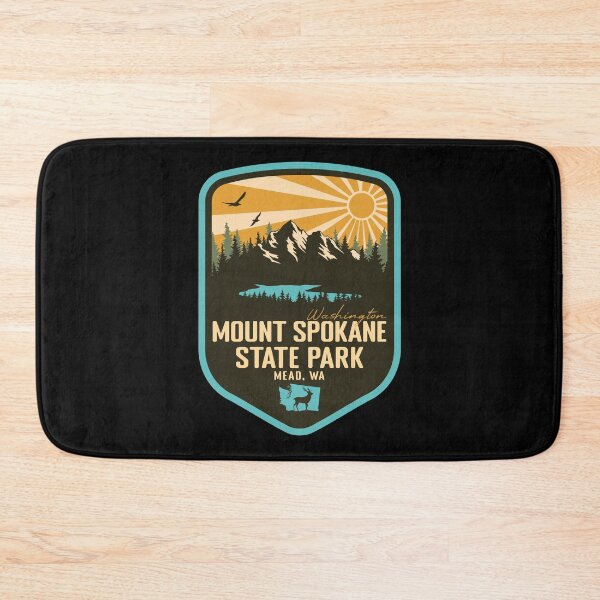 Item preview, Mount Spokane State Park Washington - WA Retro Badge Forest and Wilderness  designed and sold by mountainfad.