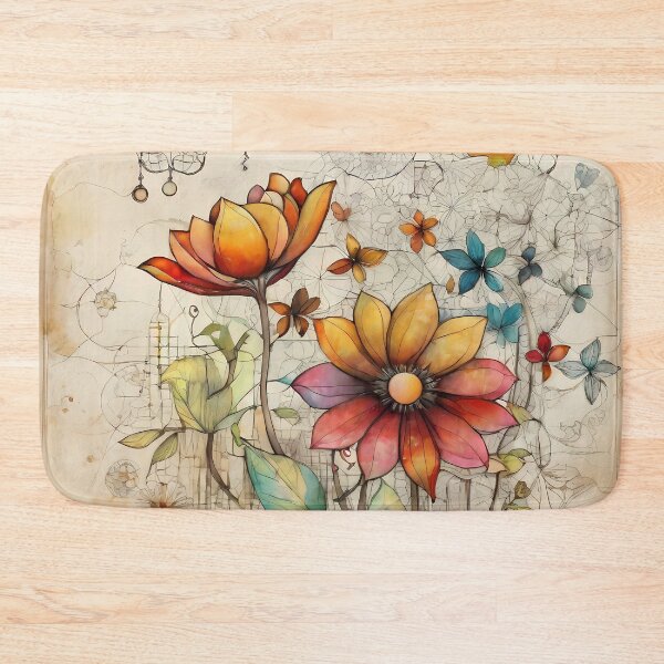 Item preview, From analog to digital: The magic behind turning paper sketches into floral art. designed and sold by Artedig.
