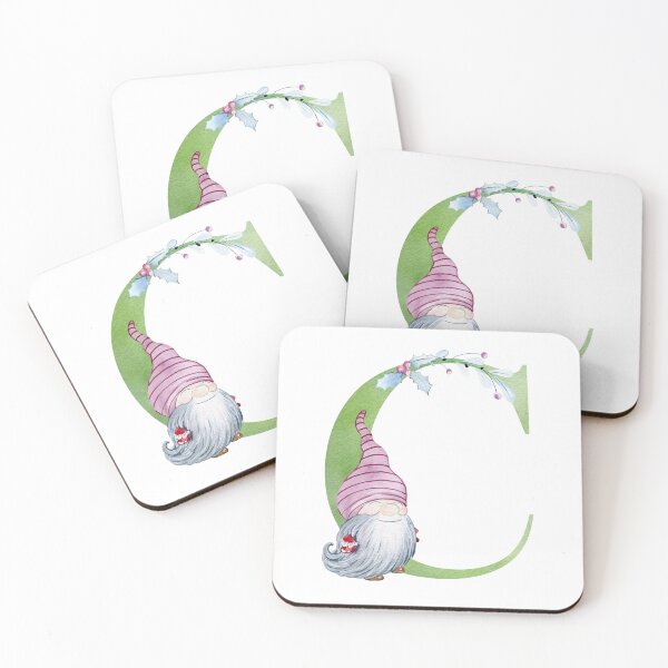 Item preview, Watercolor christmas letter C designed and sold by tapilipa.