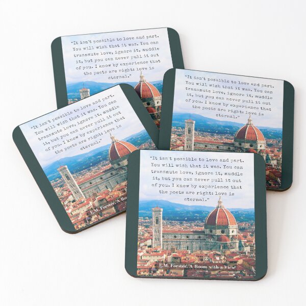 Item preview, E.M. Forster quote: “It isn't possible to love and part. You will wish that it was. You can transmute love, ignore it, muddle it, designed and sold by artbleed.