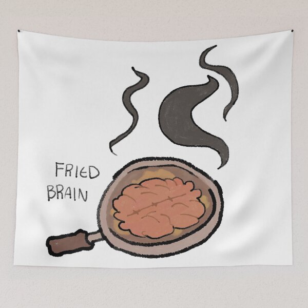 Item preview, Fried Brain designed and sold by Light-Tone.