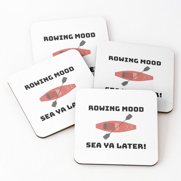 Item preview, Rowing Mood Sea Ya Later! - Peach designed and sold by CanvasHarbor.