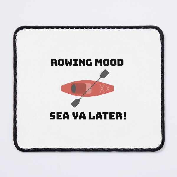 Item preview, Rowing Mood Sea Ya Later! - Peach designed and sold by CanvasHarbor.