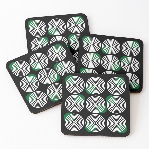 Item preview, Green dots on circles designed and sold by HOMELON.