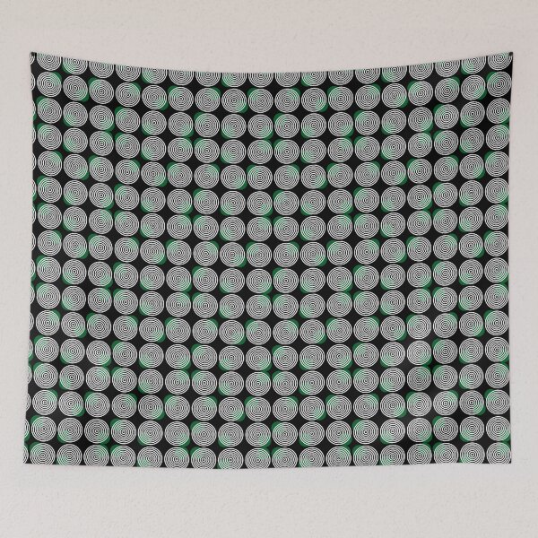 Item preview, Green dots on circles designed and sold by HOMELON.