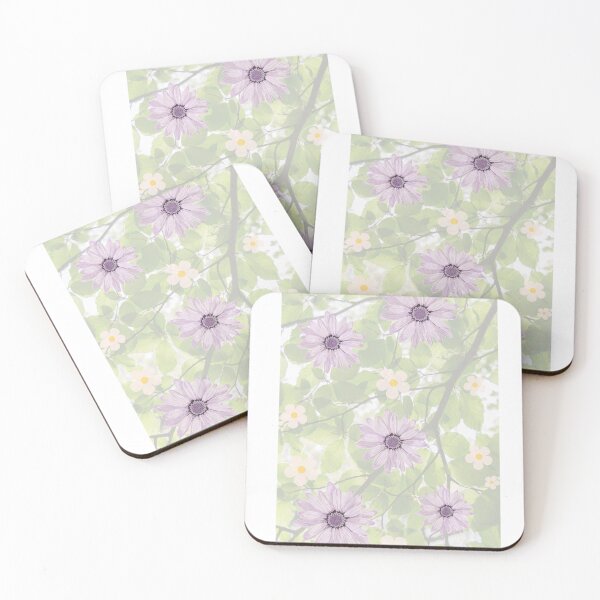Item preview, Beautiful garden full of lovely purple and yellow flowers and big & old trees. designed and sold by Humanity brush .