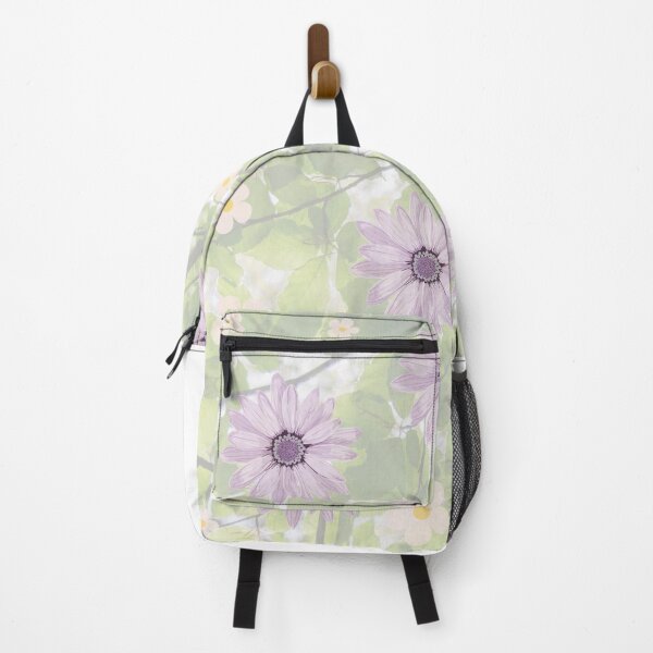Item preview, Beautiful garden full of lovely purple and yellow flowers and big & old trees. designed and sold by Humanity brush .