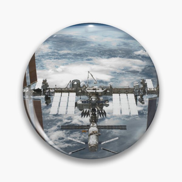 Item preview, STK204682S-International Space Station in orbit above Earth. designed and sold by StocktrekImages.