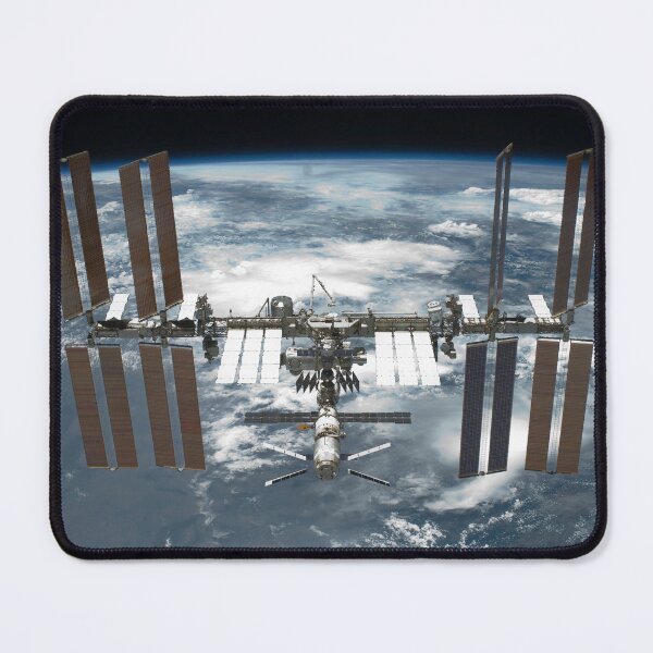 Item preview, STK204682S-International Space Station in orbit above Earth. designed and sold by StocktrekImages.