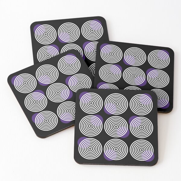 Item preview, Purple dots on circles designed and sold by HOMELON.