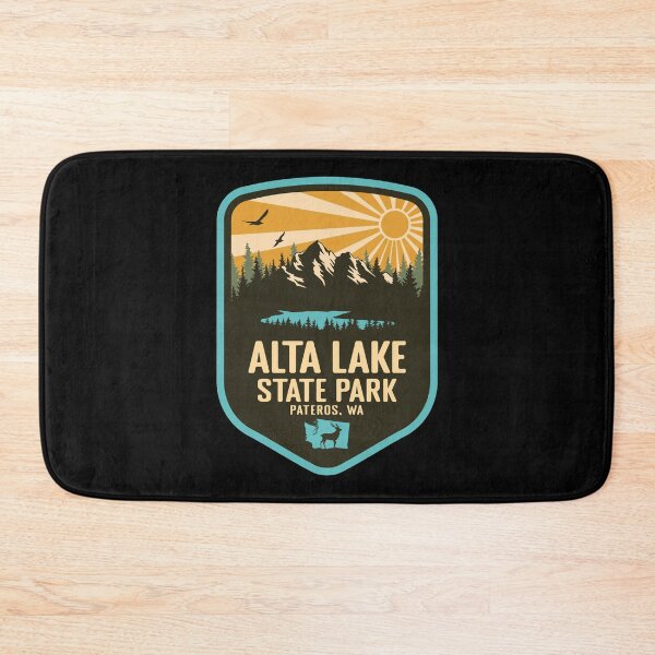 Item preview, Alta Lake State Park Washington - WA Retro Badge Forest and Wilderness  designed and sold by mountainfad.