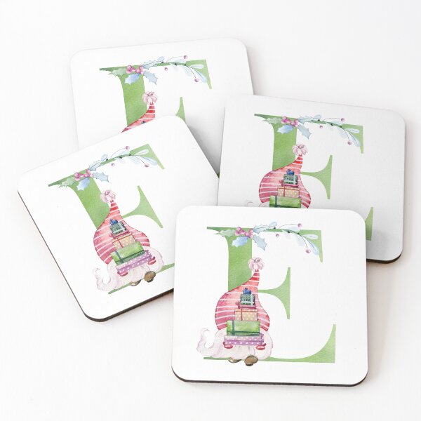 Item preview, Watercolor christmas letter E designed and sold by tapilipa.
