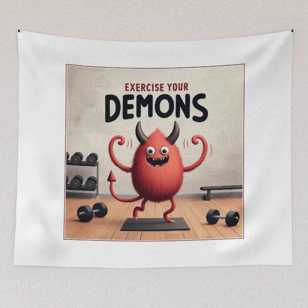 Item preview, Exercise Your Demons. Keep Fit inner control designed and sold by jamdoodle.