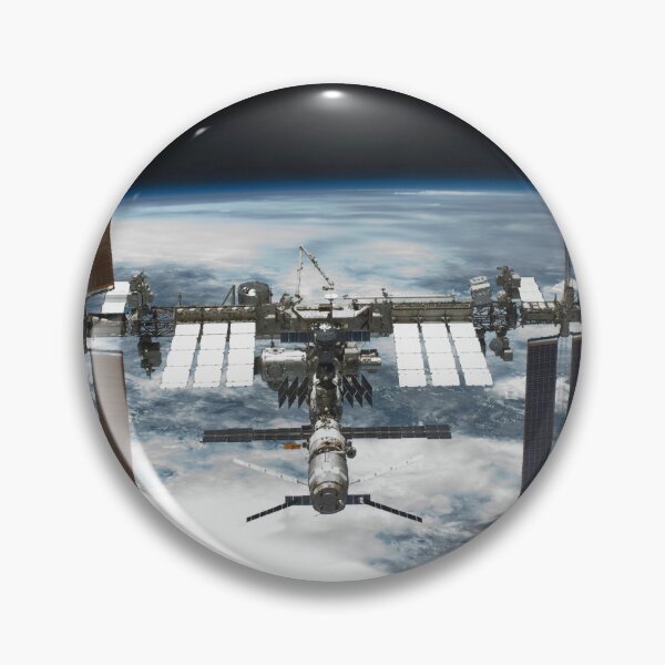 Item preview, STK204683S-International Space Station in orbit above Earth. designed and sold by StocktrekImages.