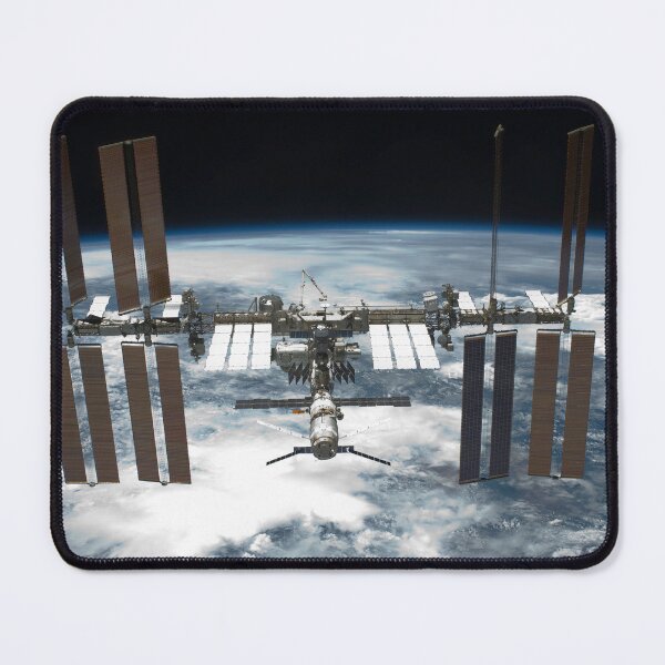 Item preview, STK204683S-International Space Station in orbit above Earth. designed and sold by StocktrekImages.