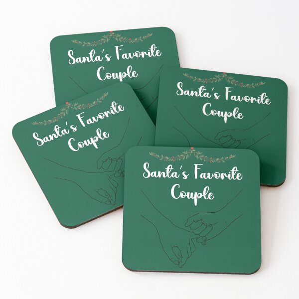 Item preview, Santa's Favorite Couple Minimalist Quote Xmas designed and sold by Pati-Design.