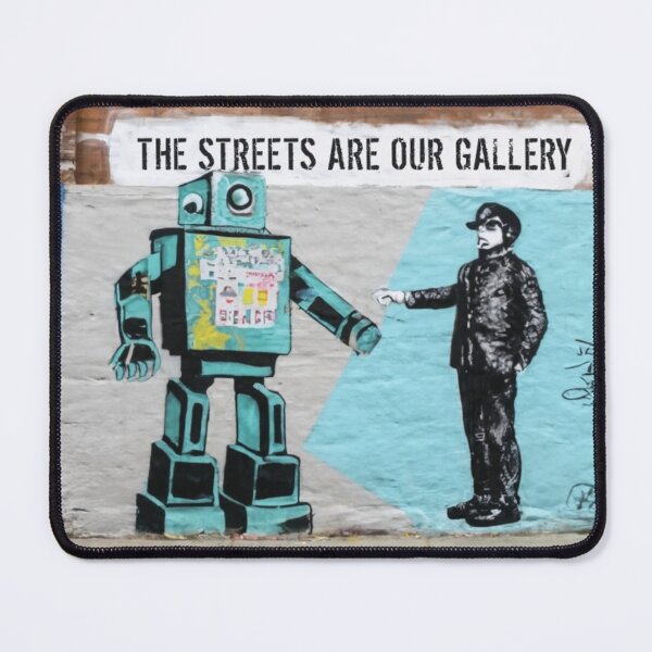 Item preview, Robot Stencil Graffiti designed and sold by Bomax121.