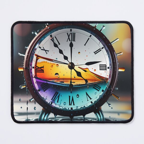 Item preview, Ephemeral Art of Time: Discover the Liquid Essence in Our Digital Crystal Clocks. designed and sold by Artedig.