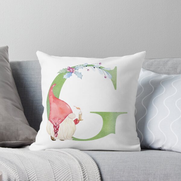 Item preview, Watercolor christmas letter G designed and sold by tapilipa.