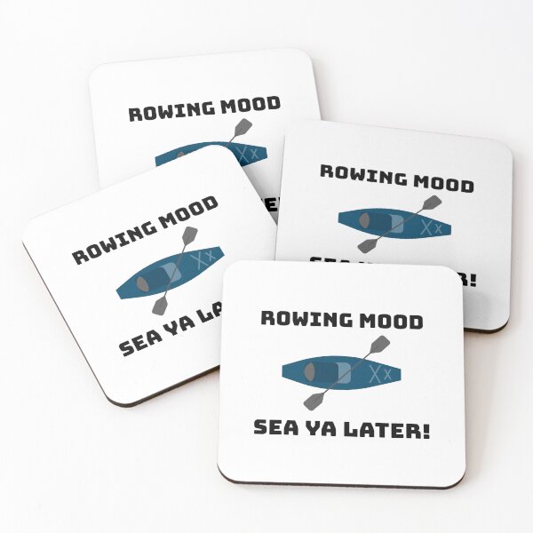 Item preview, Rowing Mood Sea Ya Later! - Dark Blue designed and sold by CanvasHarbor.