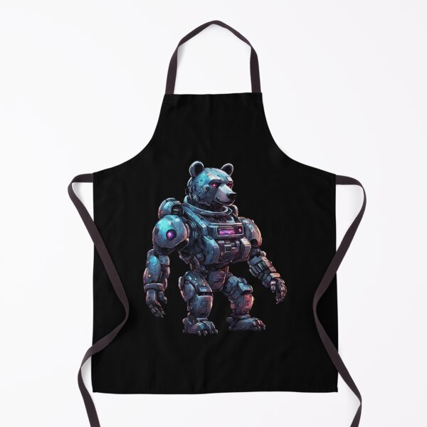 Item preview, Cyberpunk Bear A Unique Atmosphere Robo Bear designed and sold by Aquillashop.