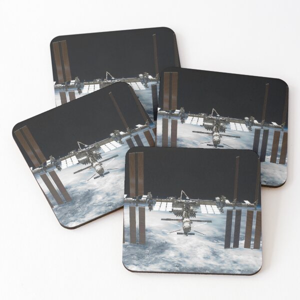 Item preview, STK204684S-International Space Station in orbit above Earth. designed and sold by StocktrekImages.