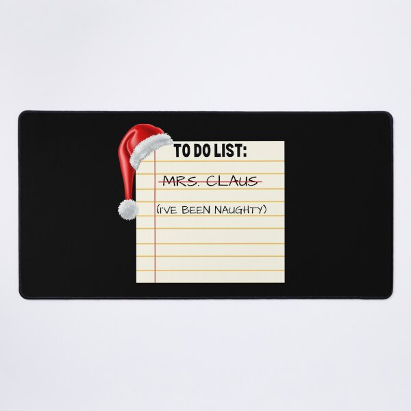 Item preview, To Do List Mrs. Santa Claus - I've Been Naughty - Notepad designed and sold by elvisg03.