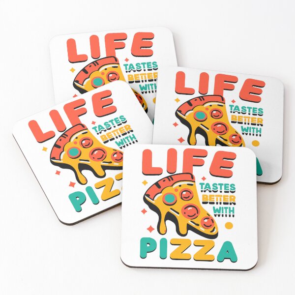 Item preview, Life Tastes Better with Pizza designed and sold by Frank Ring.