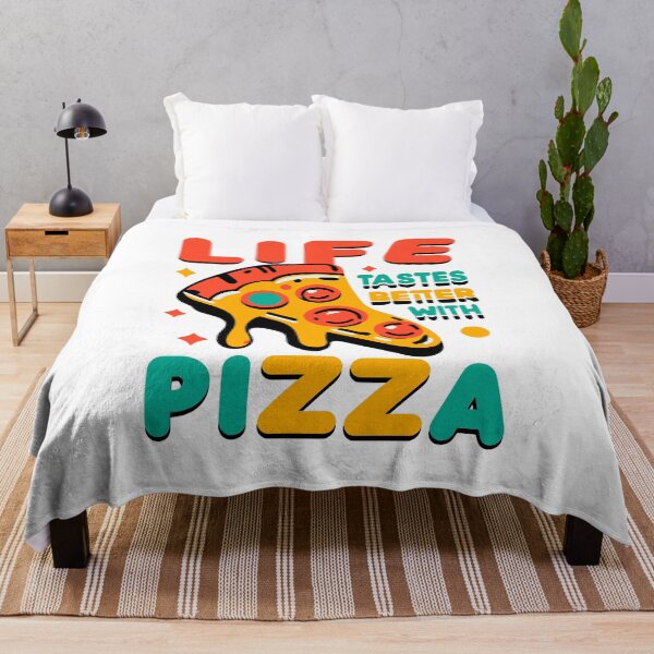 Item preview, Life Tastes Better with Pizza designed and sold by Frank Ring.