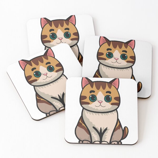 Item preview, Cute cat with love sign hand cartoon illustration designed and sold by nujumsoft.