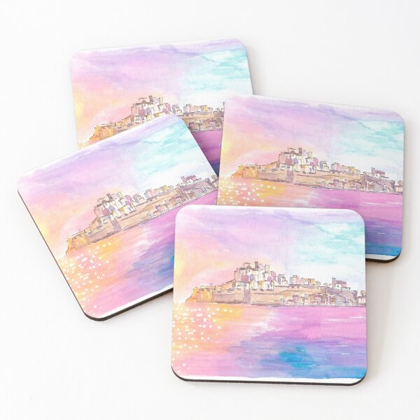 Item preview, Peniscola Spain Pearl of Costa del Azahar with Old Town designed and sold by artshop77.