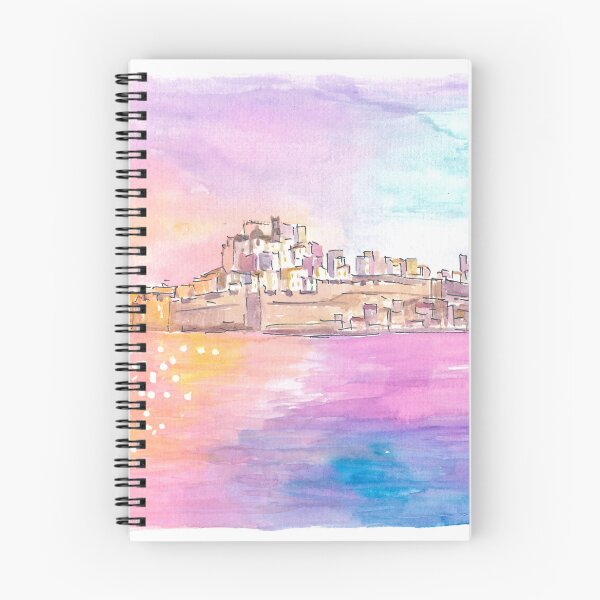 Item preview, Peniscola Spain Pearl of Costa del Azahar with Old Town designed and sold by artshop77.